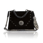 Chiara Leather Shoulder Bag - Black