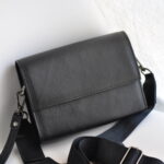 Brooklyn Leather Crossbody Bag - Black