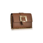 Faidra Leather Shoulder Bag - Tabac - Image 5