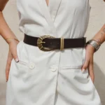 Stella Leather Belt - Black