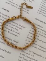 GOLD ROPE CHAIN BRACELET