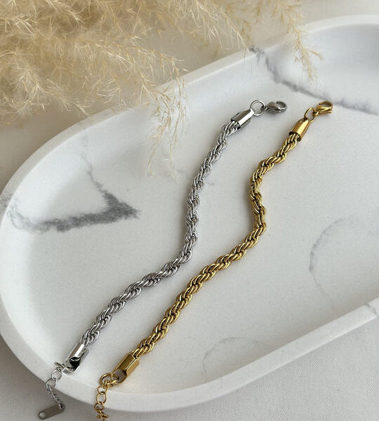 ROPE CHAIN  SILVER