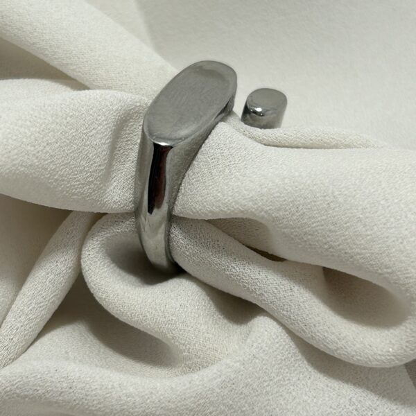 Stainless steel Ring Silver