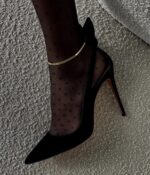 SNAKE CHAIN GOLD ANKLET - Image 4