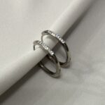 Swarovski Hoop Earrings Silver