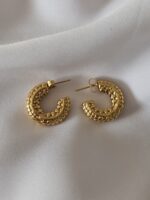 CONNECT GOLD EARRINGS - Image 2