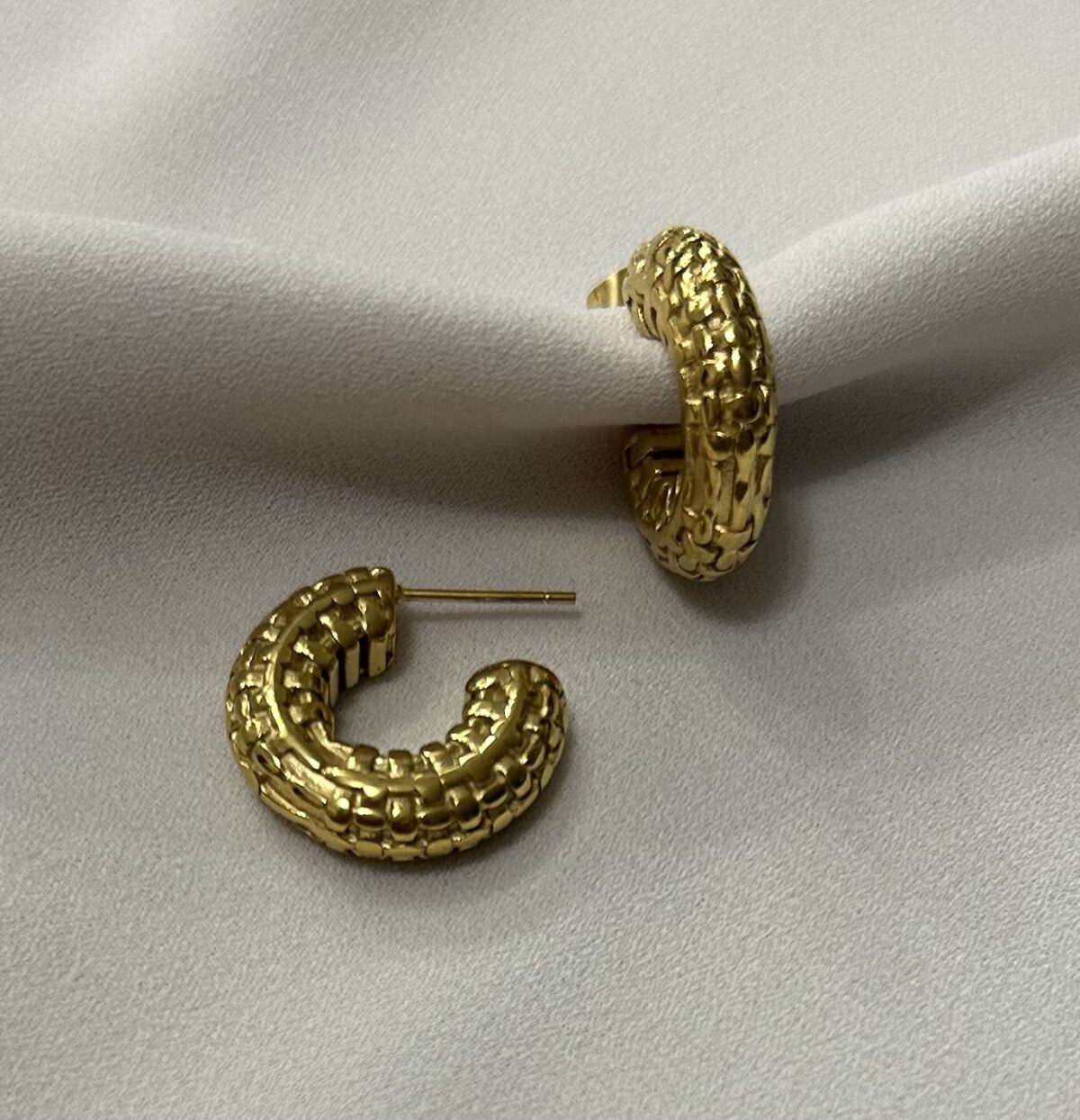Connect Gold Earrings - Image 1