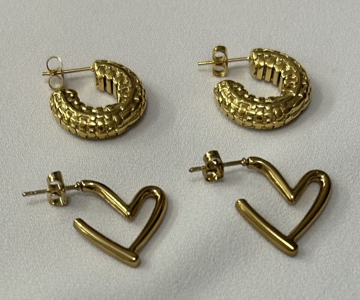 Connect Gold Earrings - Image 2