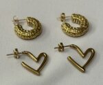 Connect Gold Earrings - Image 2