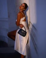 Emily 20 Leather Handbag- Black - Image 6