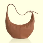 Ariana Leather Shoulder Bag - Tabac
