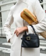 Emily 20 Leather Handbag- Black