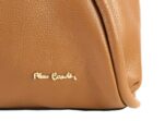 PIERRE CARDIN GENUINE LEATHER SHOULDER BAG - 1997 DOLLAR - TABAC - Image 4