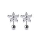 BLOSSOM STUDS - SILVER