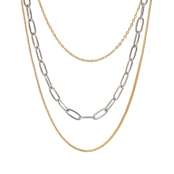 TRINITY LAYER  NECKLACE