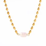 GOLDEN PEARL TOUCH NECKLECE