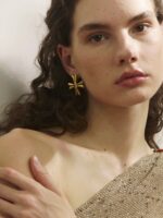 ZIRCON CROSS STUDS - Image 3