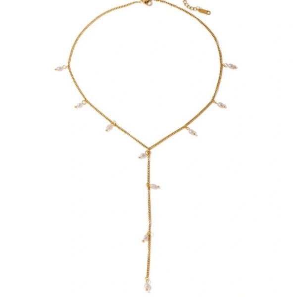 PEARL GLOW Y- NECKLACE