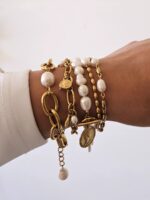AURUM PEARL BEADED BRACELET - Image 2