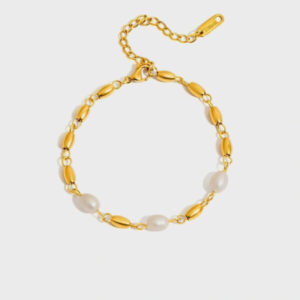 AURUM PEARL BEADED BRACELET