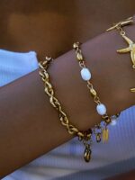 AURUM PEARL BEADED BRACELET - Image 3