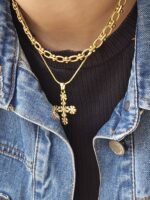 BLOOM CROSS NECKLACE - Image 4